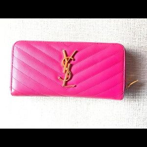 YSL zip wallet